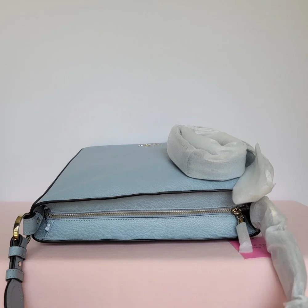 KATE SPADE Hudson Pebbled Leather Large Hobo Bag- Ocean Beach color π$198.β - Picture 5 of 16